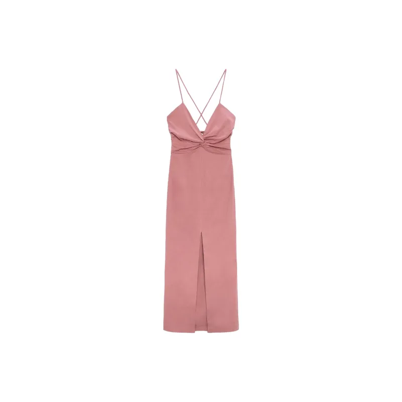 ZARA Slip Dresses Women's Purple-0