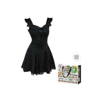 OURUOKE Short Sleeved Dress Women's