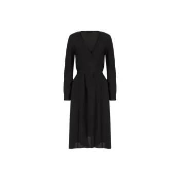 ARMANI EXCHANGE Long Sleeved Dress Women's Black