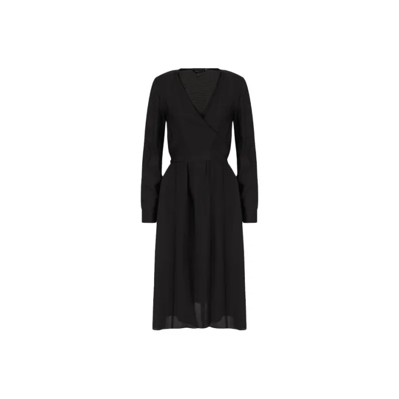 ARMANI EXCHANGE Long Sleeved Dress Women's Black-0