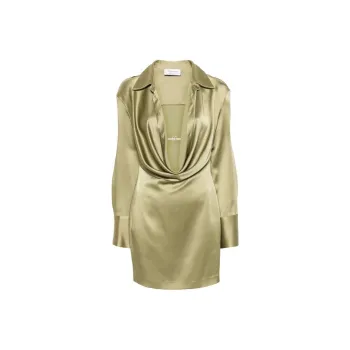 Blumarine Satin Mini Dress