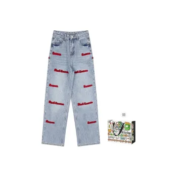 OURUOKE Jeans Women's Dusty Blue Includes Packaging