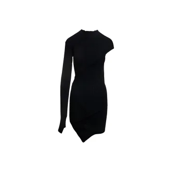 Balenciaga One-Shoulder Mini Dress