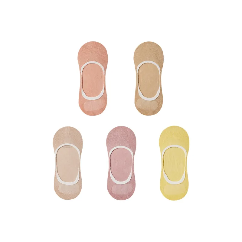 Cotton Gene No Show Socks Women's Combo Set-6