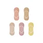 5 Pack (Orange+Khaki+Ecru+Light Pink+Beige Yellow)