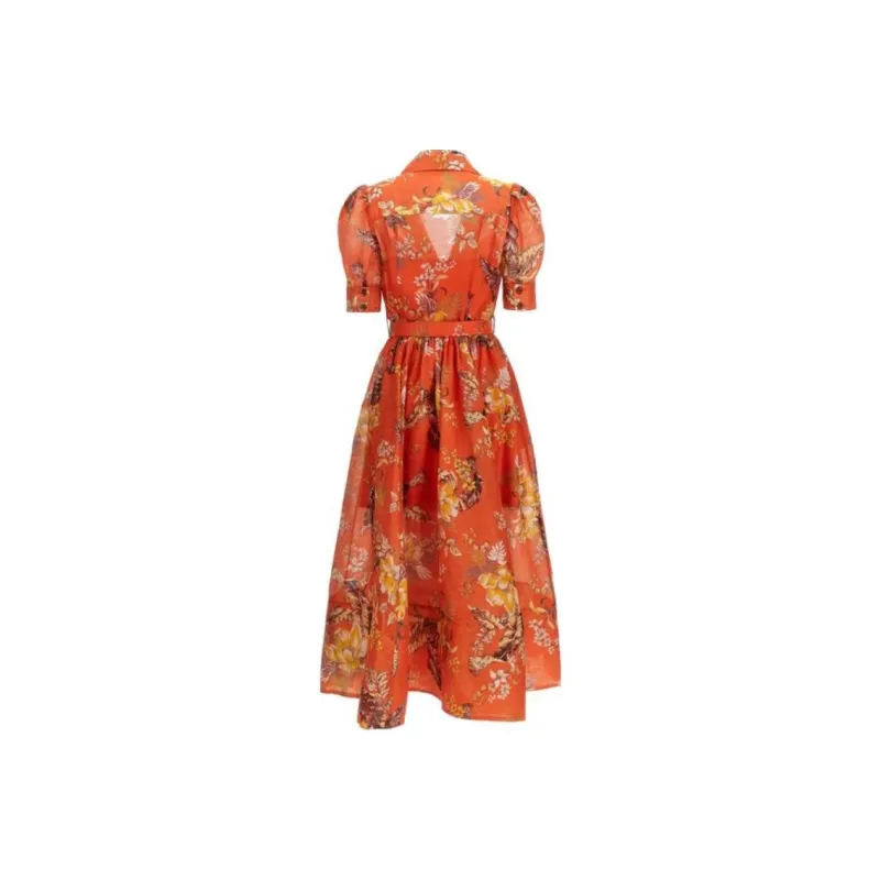 Zimmermann Matchmaker Midi Shirt Dress-5