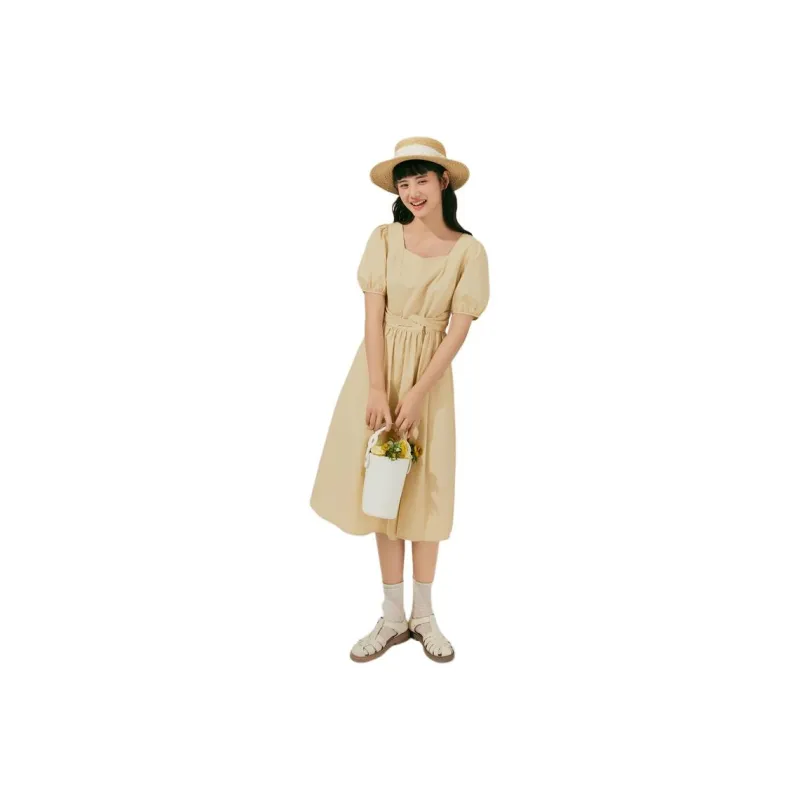 ZIHAN Short Sleeved Dress Women's-0