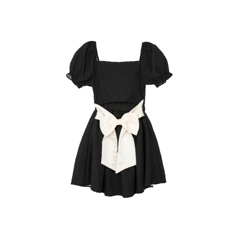 SUNSUNTOWN Short Sleeved Dresses Summer Women's-0