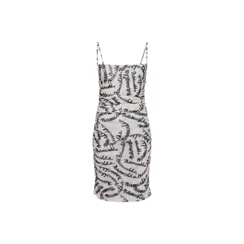 NANUSHKA Adie Scribble-print Minidress