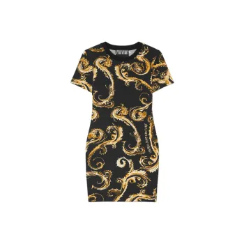 VERSACE JEANS COUTURE Baroque print T shirt Dress