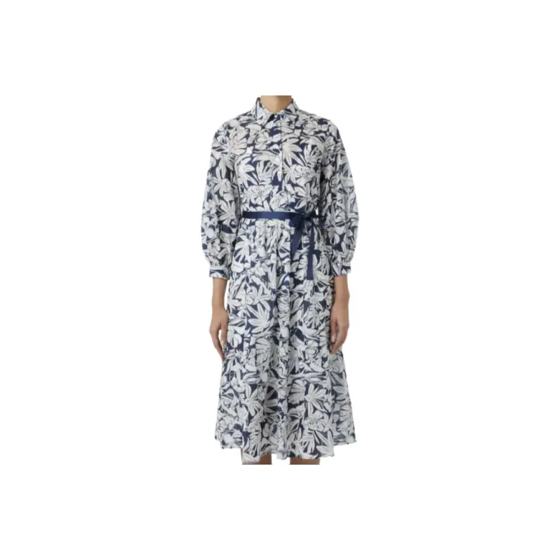 I BLUES Long Sleeved Dresses Women's Ice Blue-0