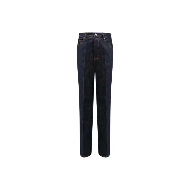 Ferragamo High rise Wide leg Jeans-0