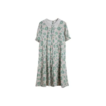 PIERRE CARDIN Short Sleeved Dresses Women's Green