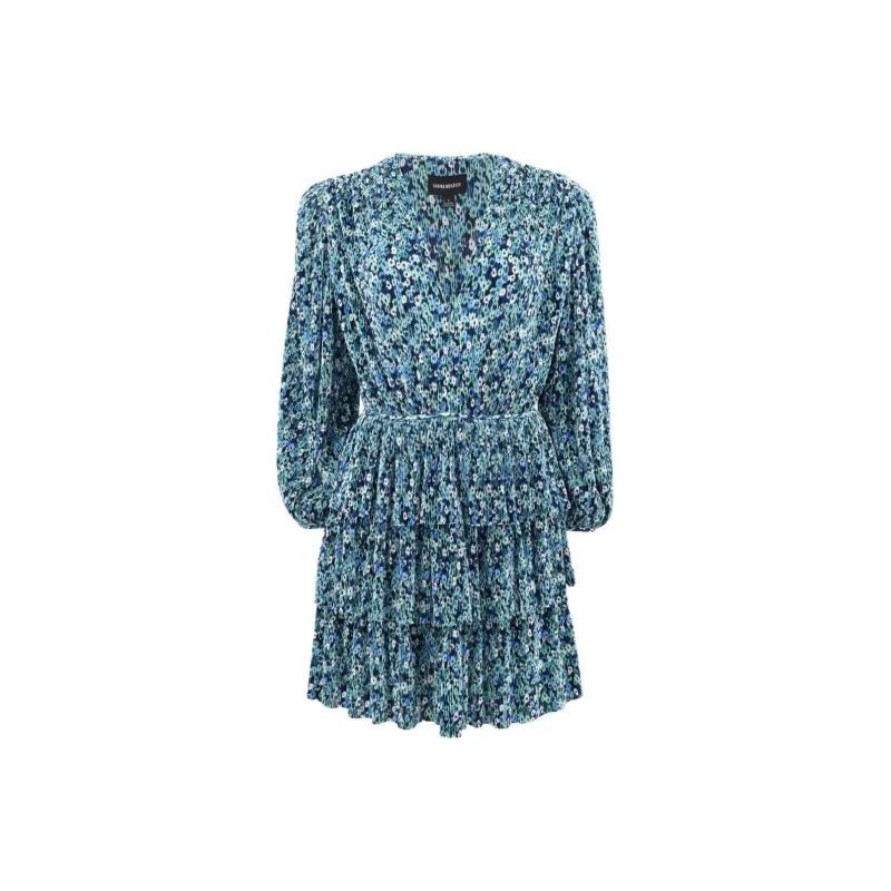 SABINA MUSAYEV Suzanne Floral-print Minidress-0