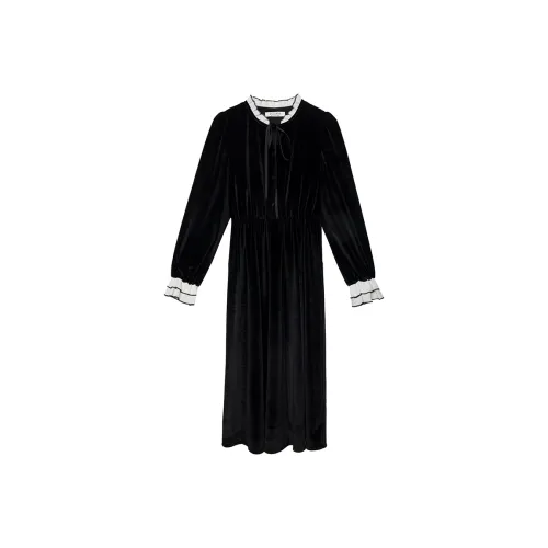 eggka Long Sleeved Dresses Women's Black