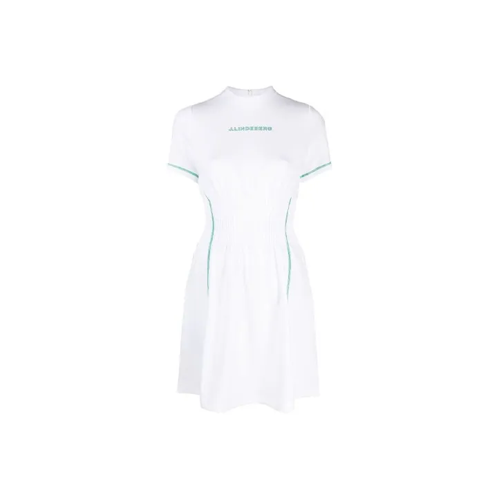 J.Lindeberg Krystal Smocked waist Dress-4