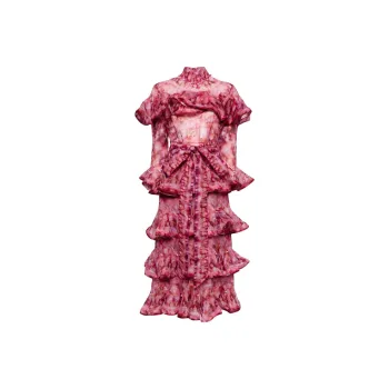 Zimmermann SS24 Long-Sleeved Dresses Women's Bubble Gum Pink