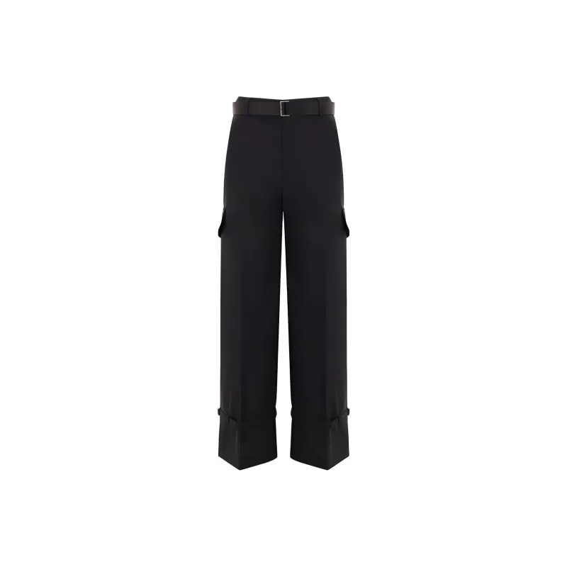 Sacai Suiting Pants 'Black'-0