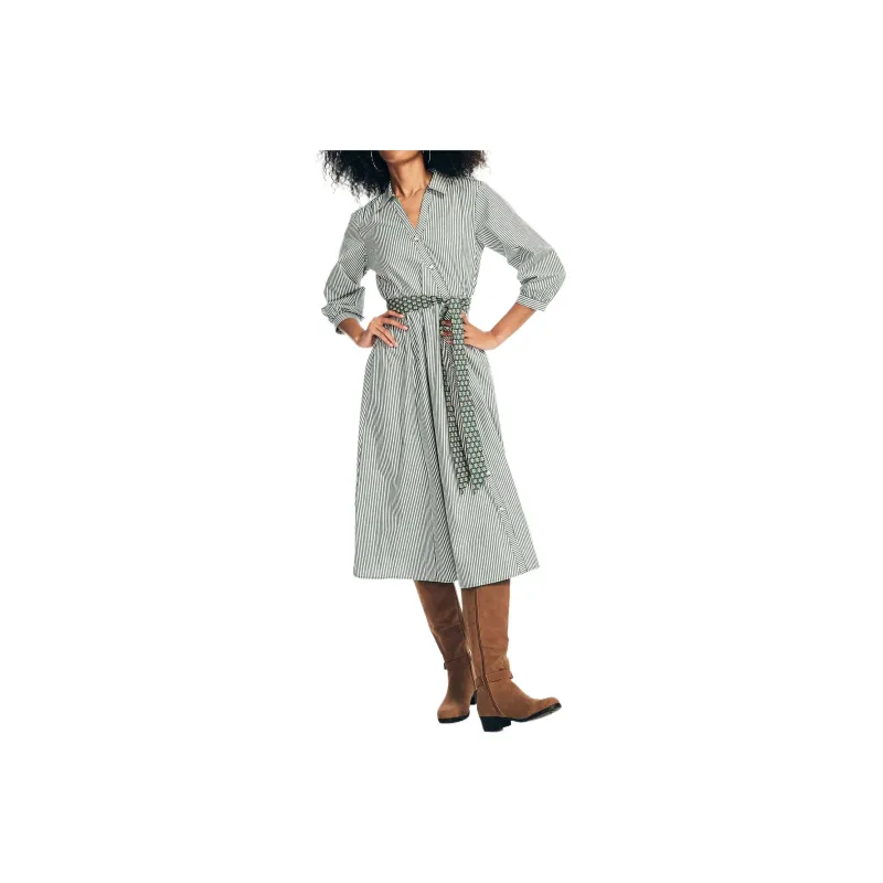 NAUTICA Long-Sleeved Dresses Women's Evergreen-0