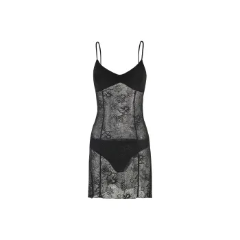 Tiger Mist SASKIA DRESS Slip Dresses Women's BLACK/Black