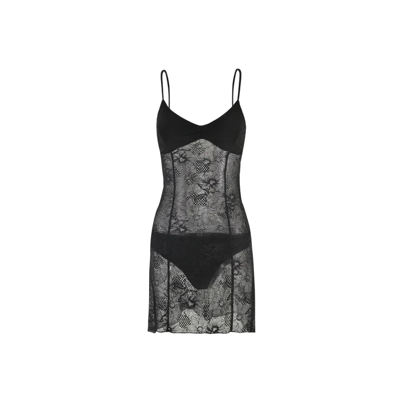 Tiger Mist SASKIA DRESS Slip Dresses Women's BLACK/Black-0