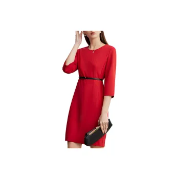 FINITY Short Sleeved Dresses Women's Red