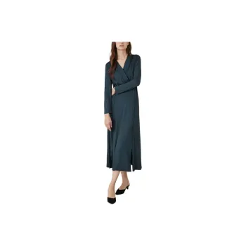 HUBBISH Long-Sleeved Dresses Women's Blue