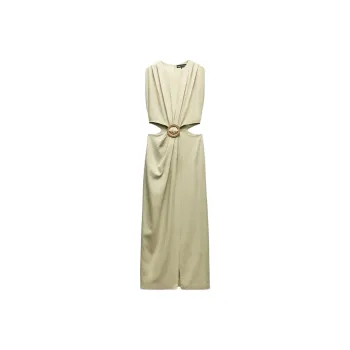 ZARA Sleeveless Dress Women's Thin Honeysuckle Pink