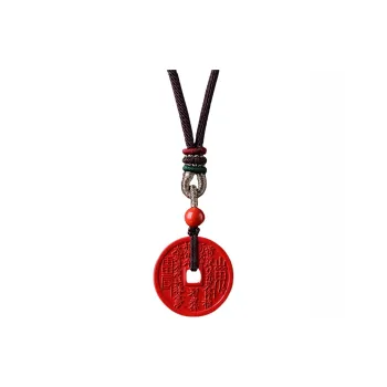 ZHIZUO Natural Cinnabar Pendants Unisex
