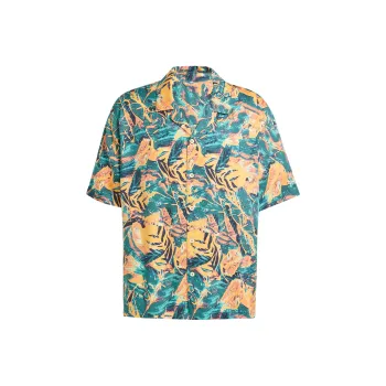 Adidas Originals Archive Floral Resort Shirt