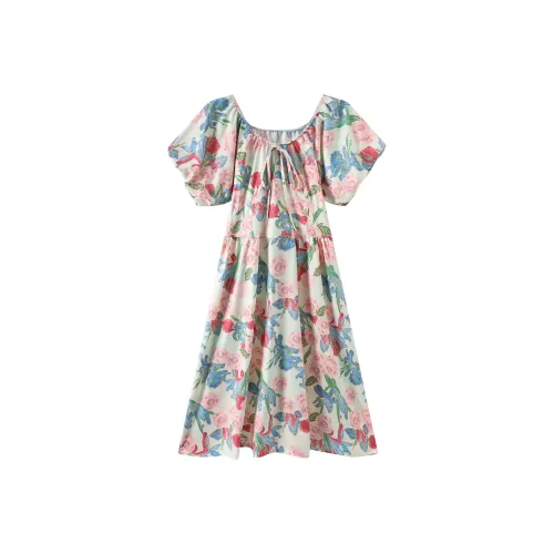 Local Gal Short Sleeved Dresses Women's Floral