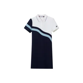 Elle Active Short-Sleeved Dresses Women's Blue