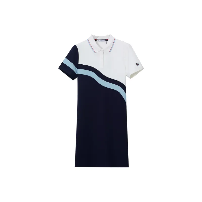 Elle Active Short Sleeved Dresses Women's Blue-0