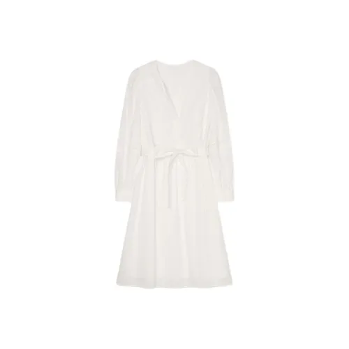 Goodland Long Sleeved Dresses Women's Raw White