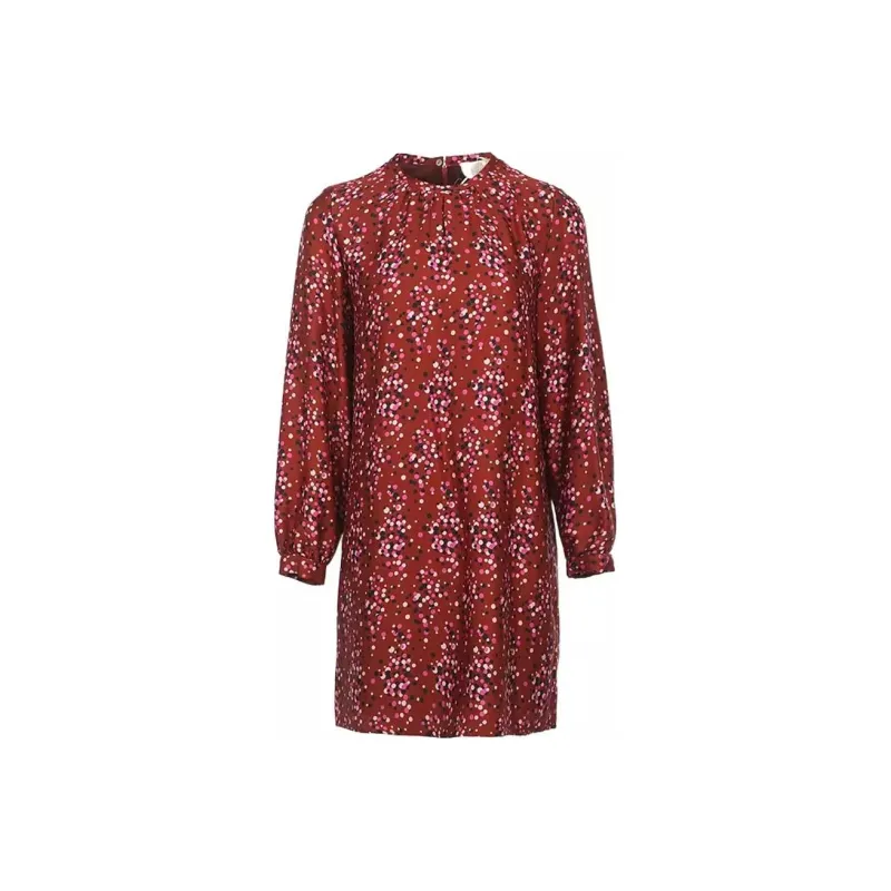 I BLUES Long Sleeved Dresses Women's Red-0