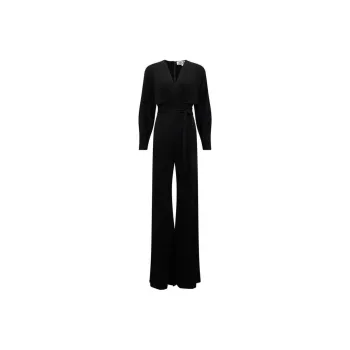 DVF Diane Von Furstenberg FW23 Jumpsuit Women's Black