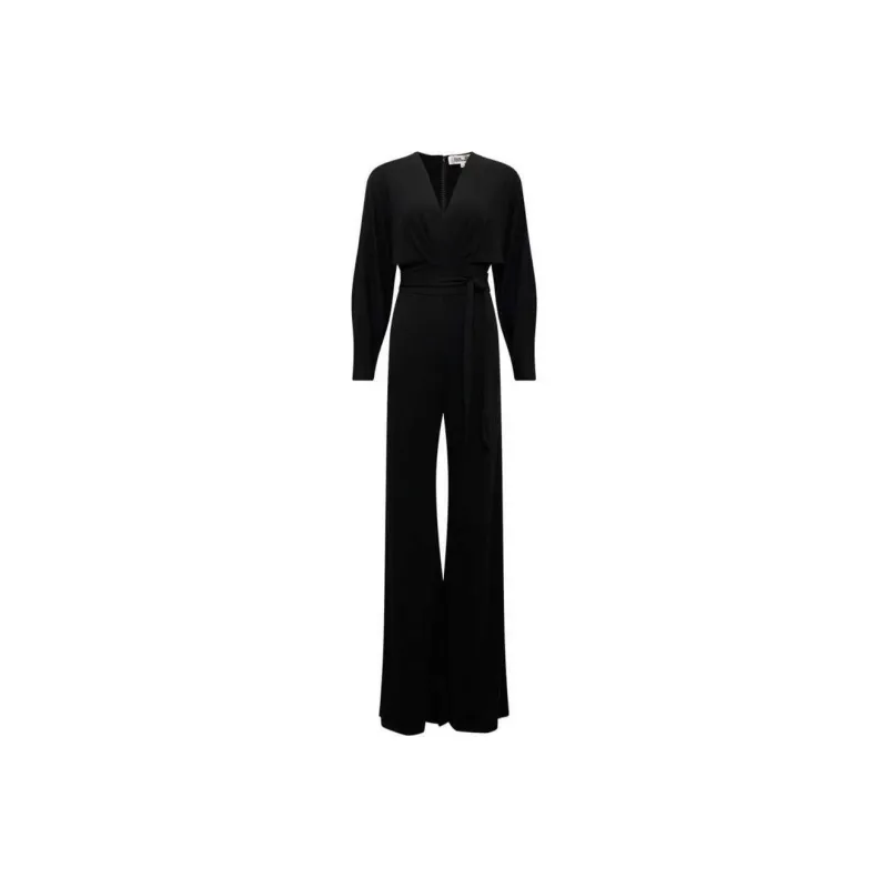 DVF Diane Von Furstenberg FW23 Jumpsuit Women's Black-0