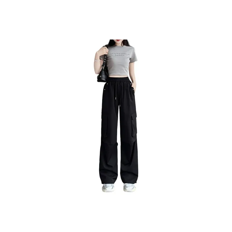 Flowers In Water Cargo Pants Women's-2