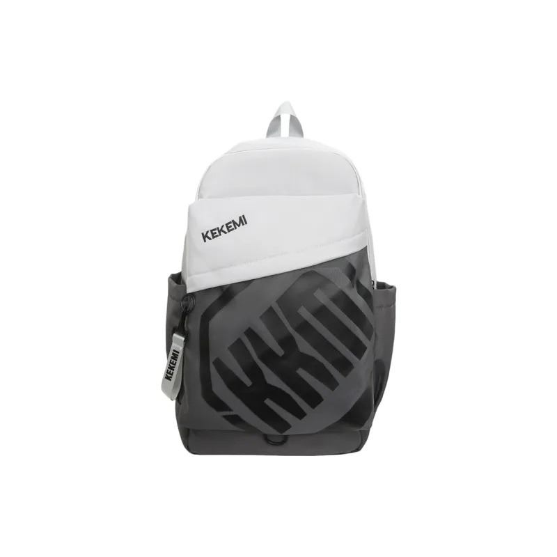 Single Warehouse Nylon Backpack Unisex Multicolor-15