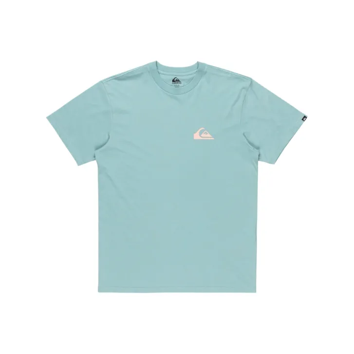 Quiksilver Ev Mini Logo T Shirt Men's Blue-0