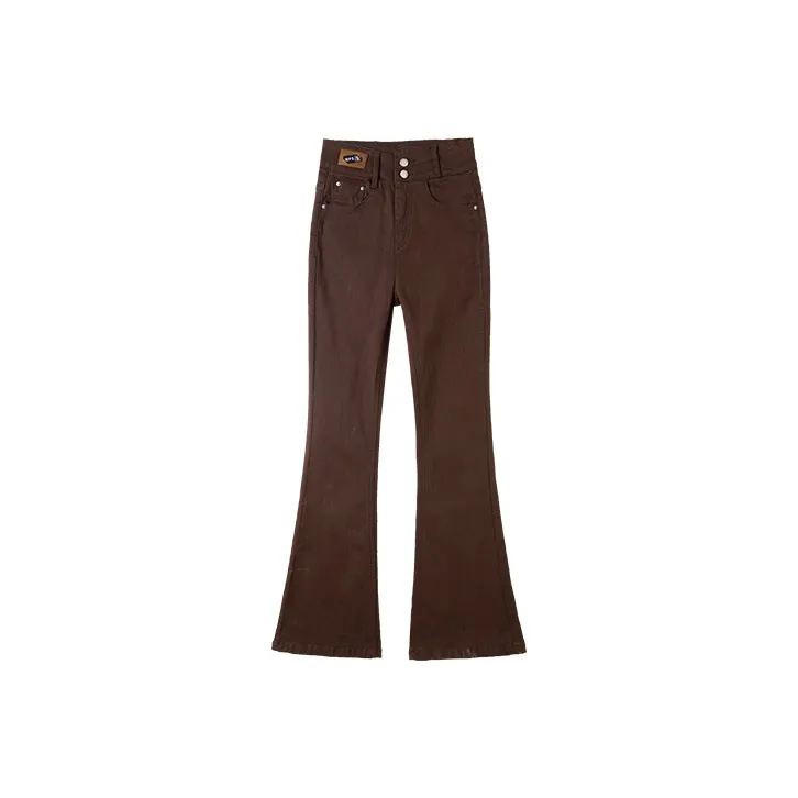 MITUAN Jeans Women's Coffee-0