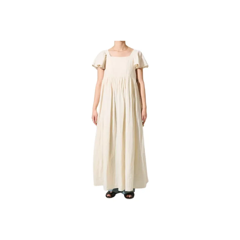 FREAK'S STORE Short Sleeved Dress Women's Natural-0