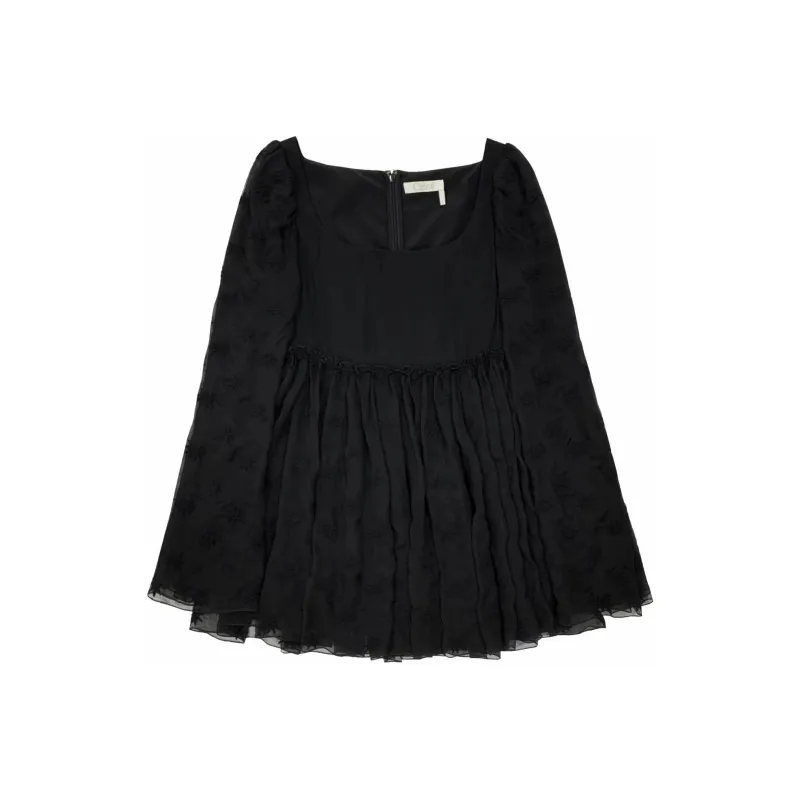 Chloé Embroidered Mini Dress-0