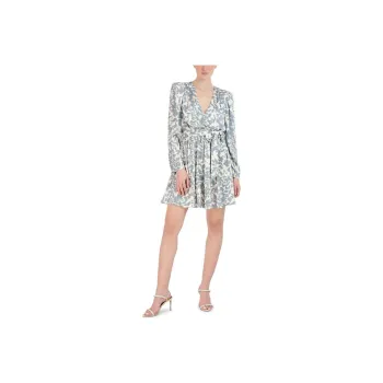 BCBGMAXAZRIA Long-Sleeved Dresses Women's White