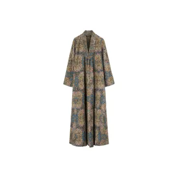 Loro Piana Kamilah Dress Long-Sleeved Dresses Women's Blue