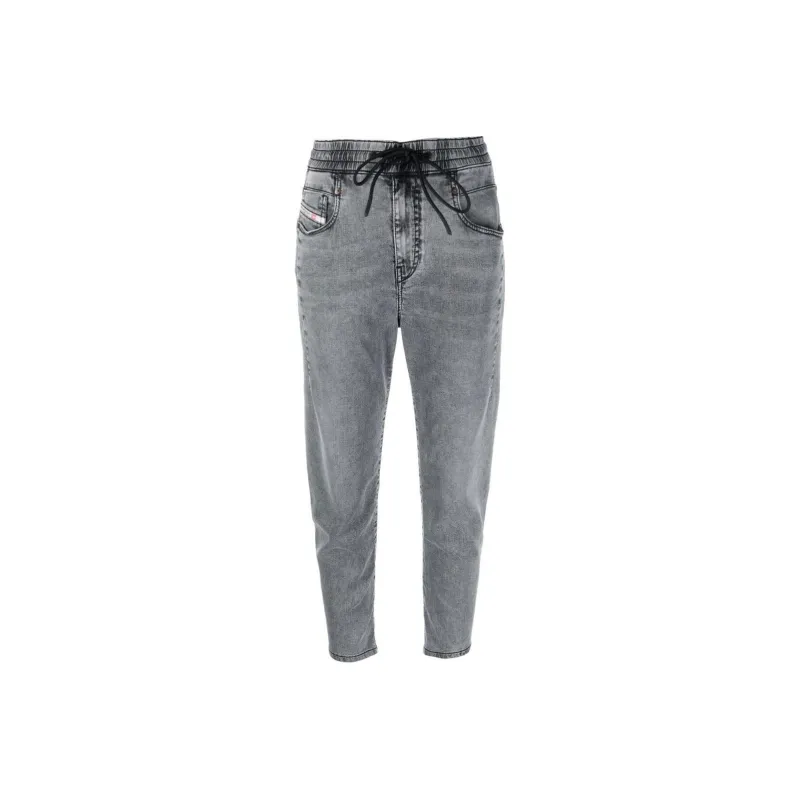 DIESEL Drawstring waist Cropped Jeans-0
