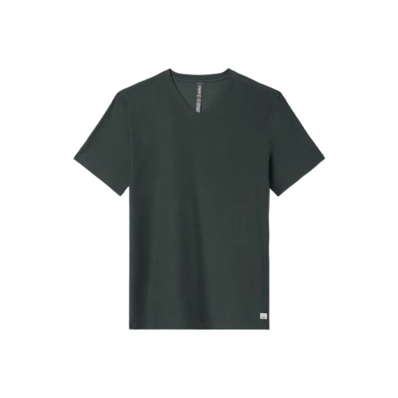 Vuori Strato T Shirt Men's Dark Heather Gray Green-0