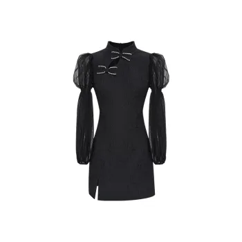 TAMMY TANGS Long Sleeved Dress Women's Black