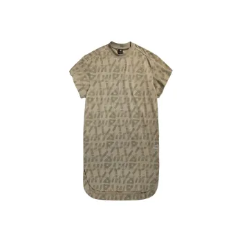 G-STAR RAW Short-Sleeved Dresses Women's Clover Original Patent Leather