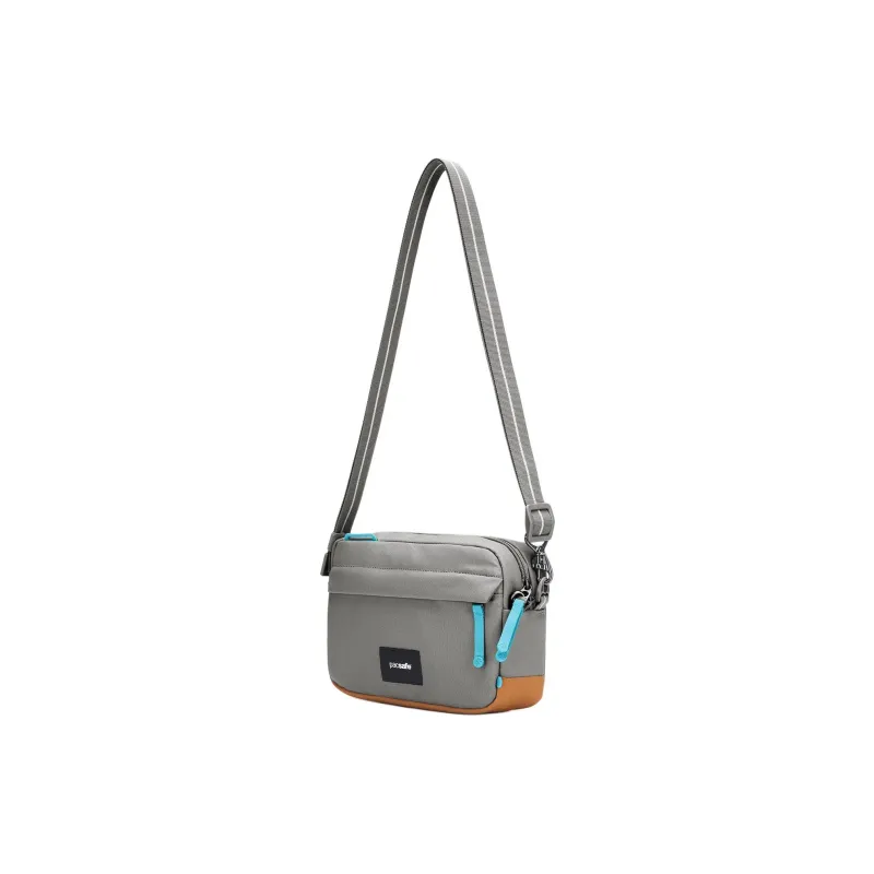 PACSAFE Recycled Polyester Shoulder Bag Unisex Gray-1